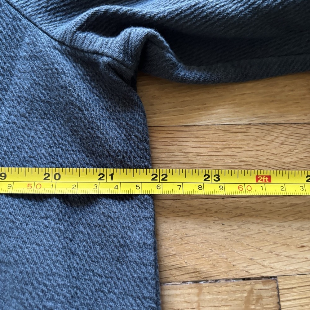 J Jill Pure Jill Long Sleeve Shawl Collar Sweatshirt Large Texture CozyCore‎ - Picture 8 of 9